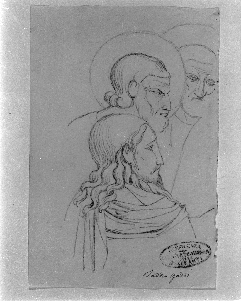 apostoli a mezza figura (disegno, opera isolata) di De Superville Pierre Davide Humbert (sec. XVIII)