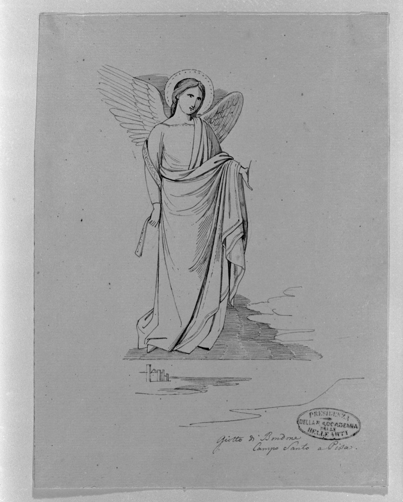 angelo (disegno, opera isolata) di De Superville Pierre Davide Humbert (sec. XVIII)
