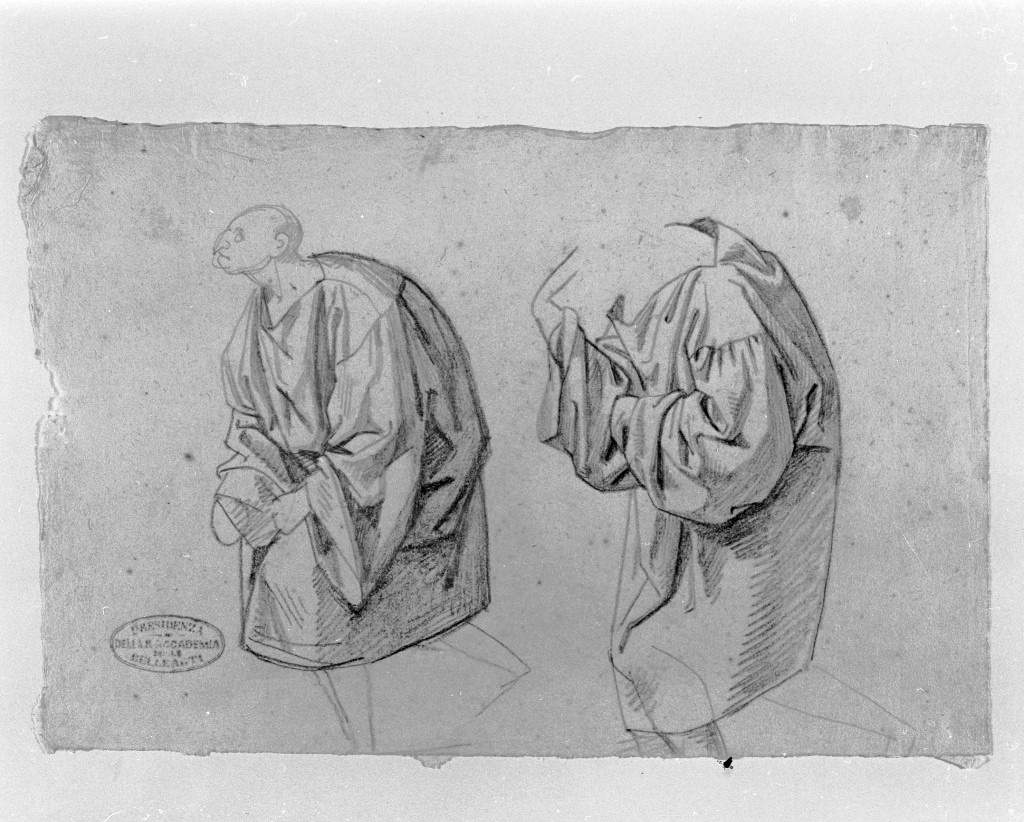 studio di figure (disegno, opera isolata) di De Superville Pierre Davide Humbert (sec. XVIII)