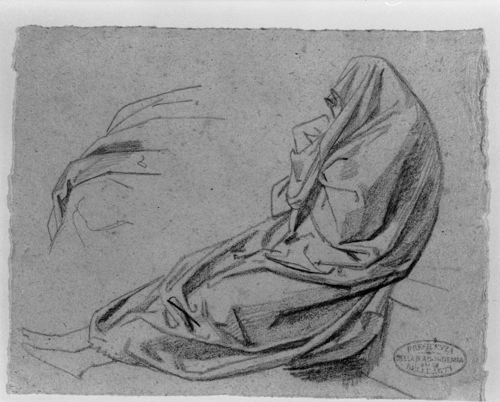 figura antropomorfa (disegno, opera isolata) di De Superville Pierre Davide Humbert (sec. XVIII)