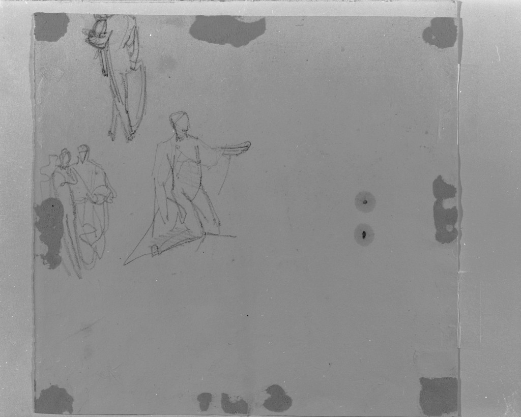 studio di figure (disegno, opera isolata) di De Superville Pierre Davide Humbert (secc. XVIII/ XIX)