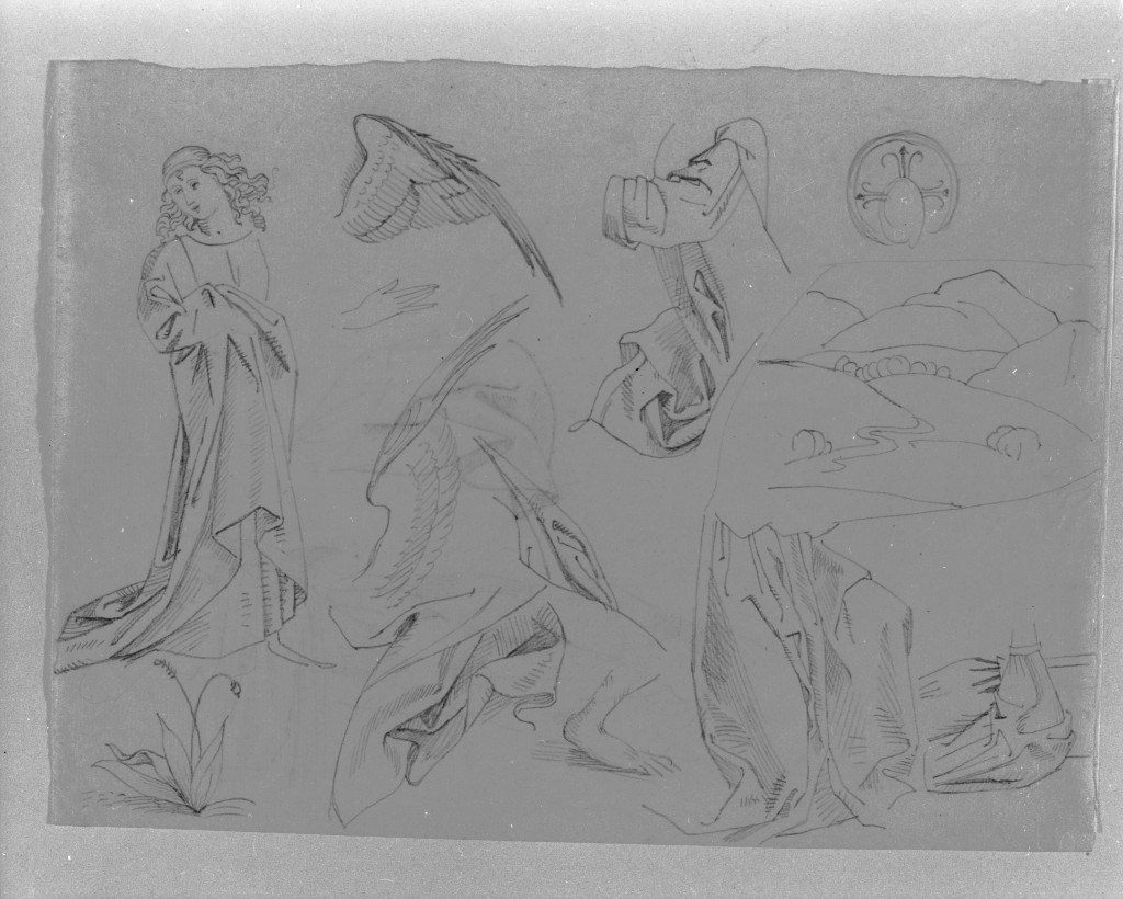 studio di figure (disegno, opera isolata) di De Superville Pierre Davide Humbert (secc. XVIII/ XIX)