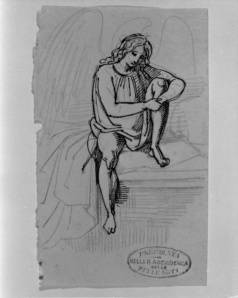 angelo (disegno, opera isolata) di De Superville Pierre Davide Humbert (sec. XVIII)