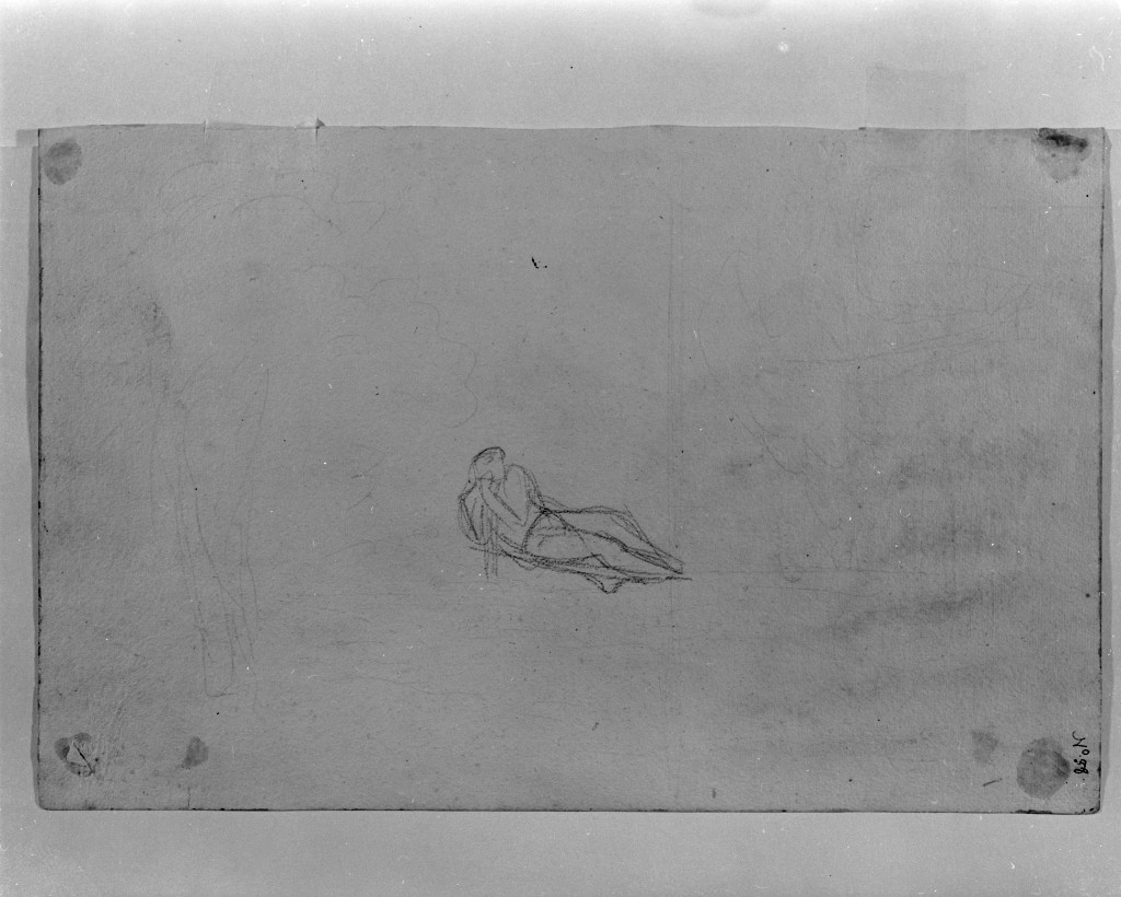 figura antropomorfa (disegno, opera isolata) di De Superville Pierre Davide Humbert (secc. XVIII/ XIX)