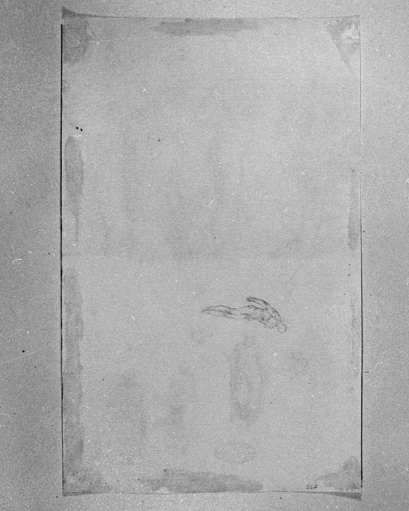 figura femminile (disegno, elemento d'insieme) di Figino Giovanni Ambrogio (attribuito) (seconda metà sec. XVI)