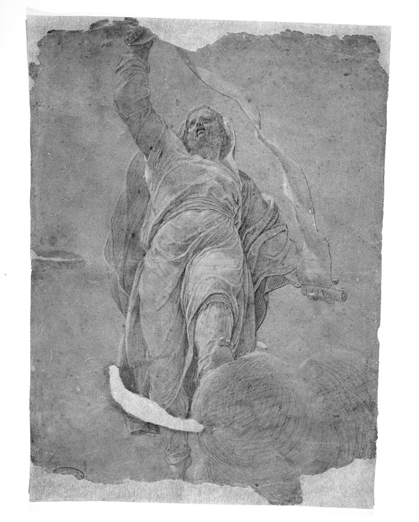 profeta (disegno, opera isolata) di Figino Giovanni Ambrogio (attribuito) (seconda metà sec. XVI)