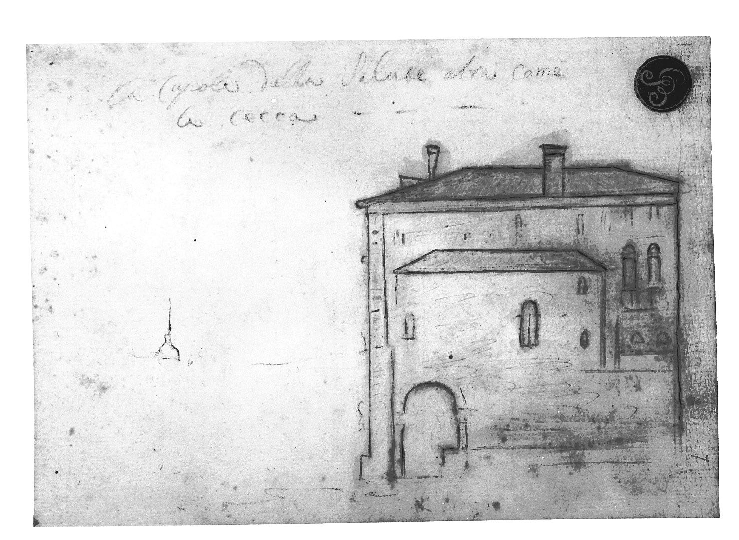 veduta di città (disegno, elemento d'insieme) di Canal Antonio detto Canaletto (secc. XVII/ XVIII)