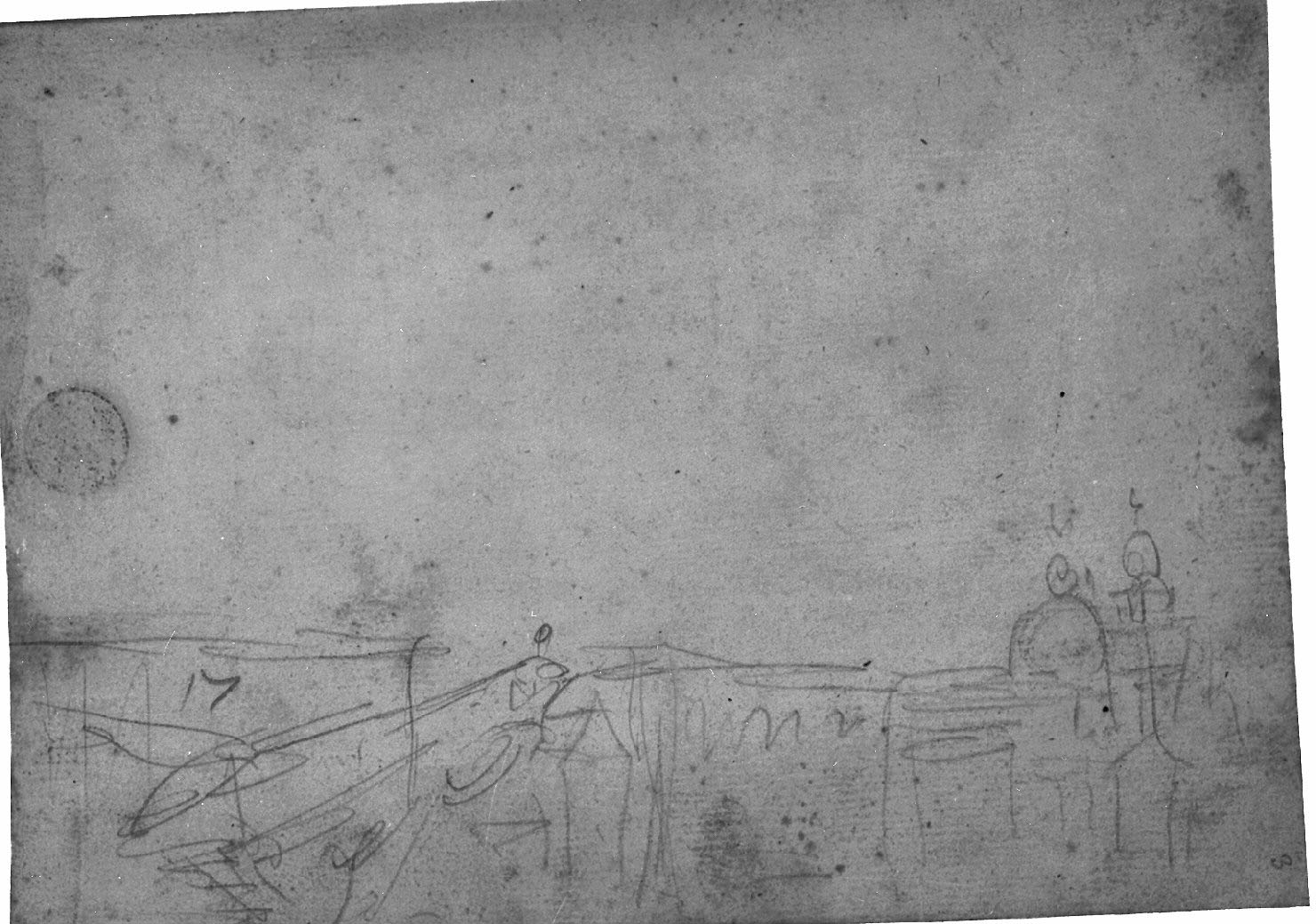 veduta di città (disegno, elemento d'insieme) di Canal Antonio detto Canaletto (secc. XVII/ XVIII)