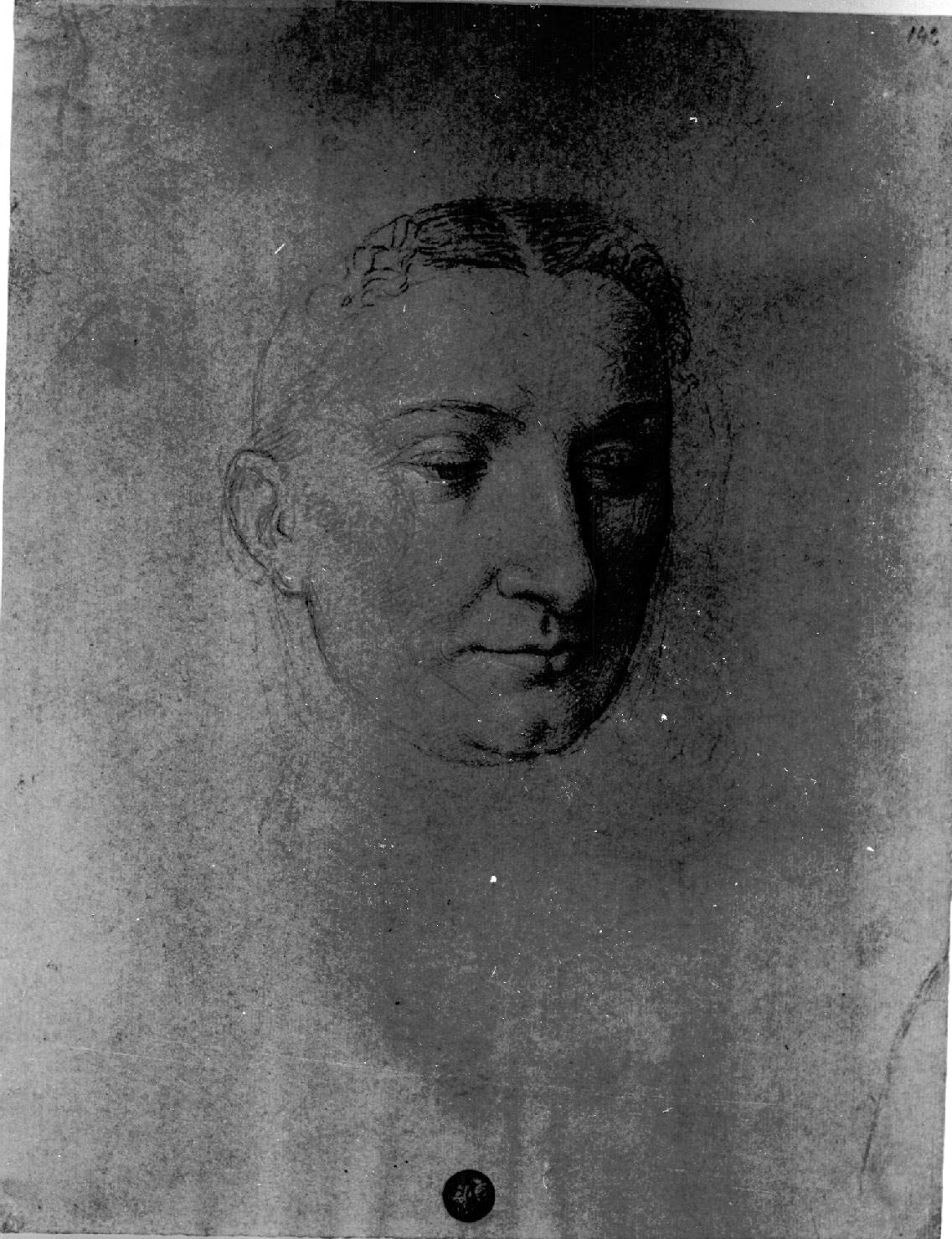 ritratto di donna (disegno, opera isolata) di Cesare da Sesto (secc. XV/ XVI)
