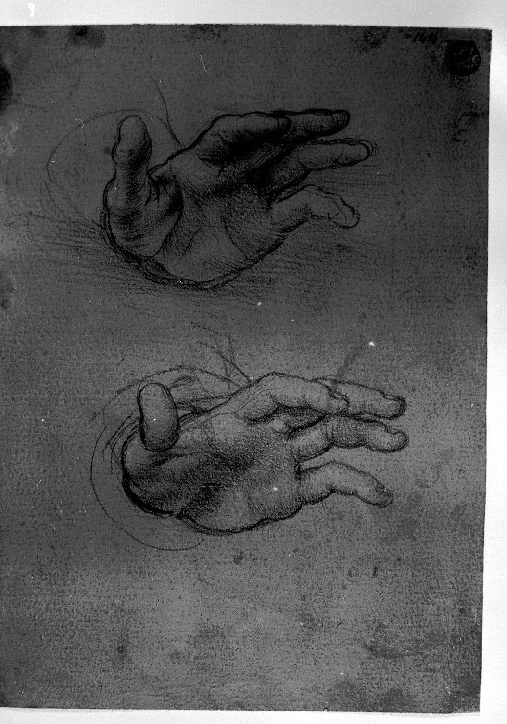 figura antropomorfa (disegno, opera isolata) di Leonardo da Vinci (attribuito) (sec. XV)
