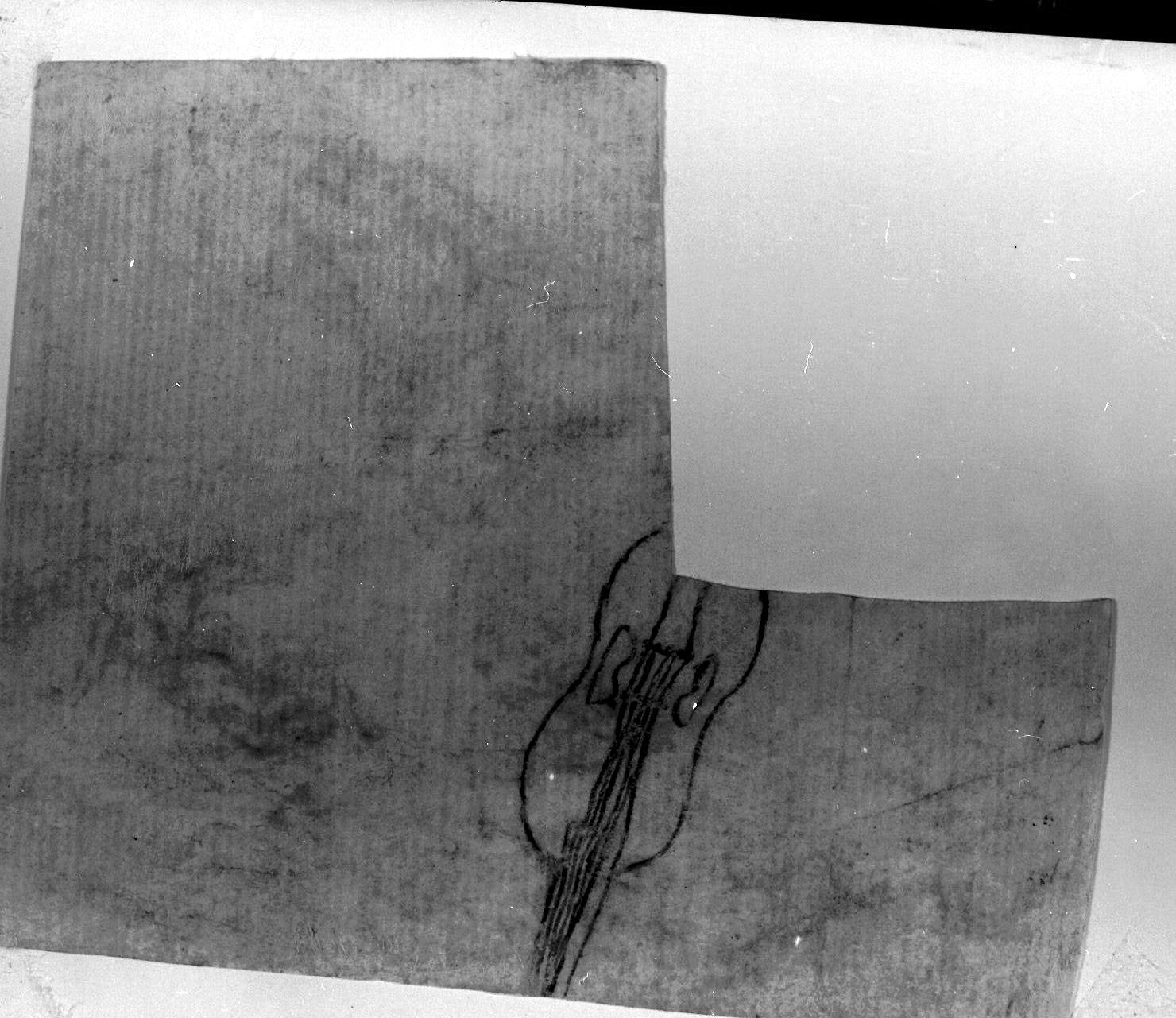 studio per viola (disegno, elemento d'insieme) di Leonardo da Vinci (sec. XV)