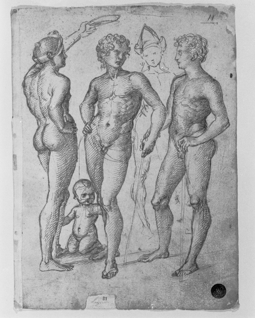 disegno, insieme - ambito fiorentino (inizio sec. XVI)