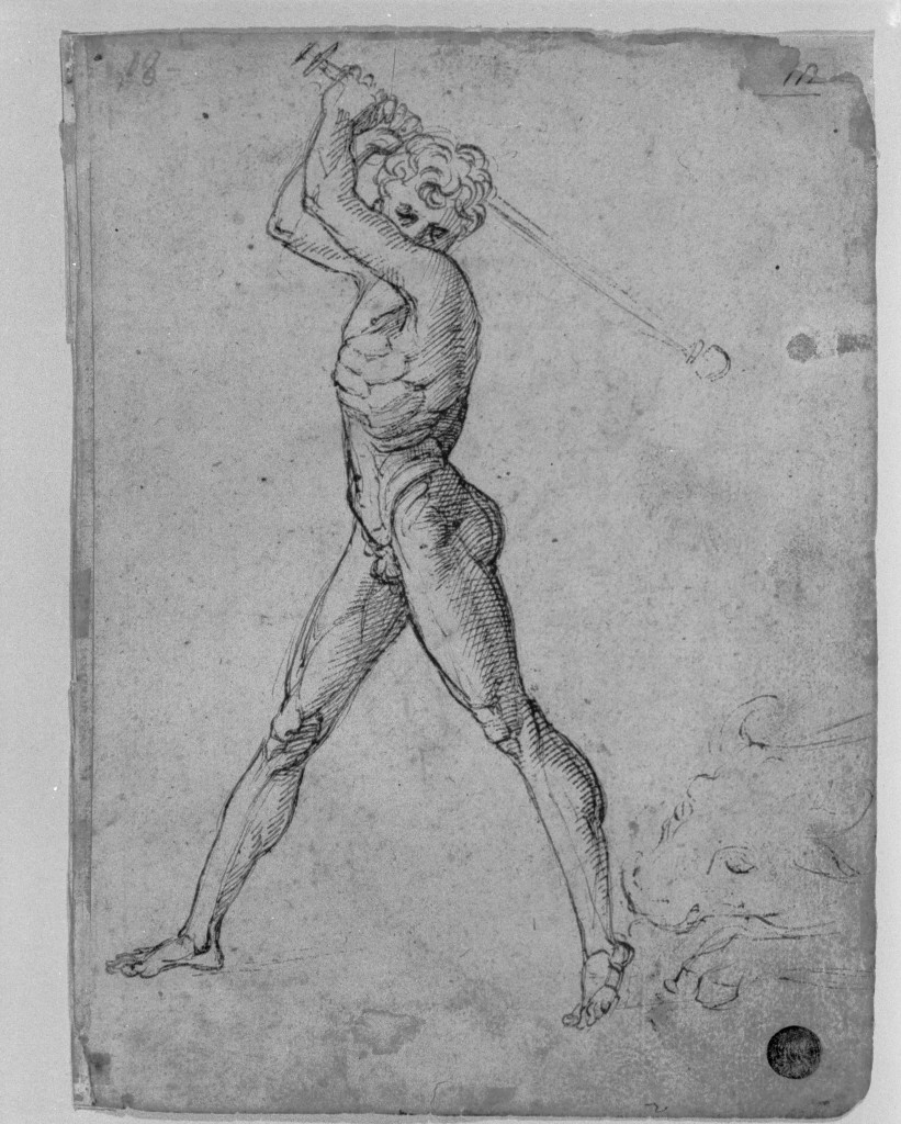 disegno, insieme di Sanzio Raffaello detto Raffaello (cerchia) (inizio sec. XVI)
