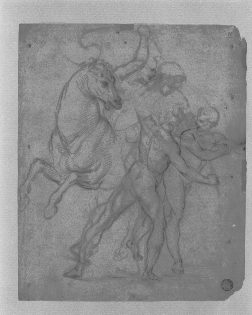 disegno, insieme di Sanzio Raffaello detto Raffaello (sec. XVI)