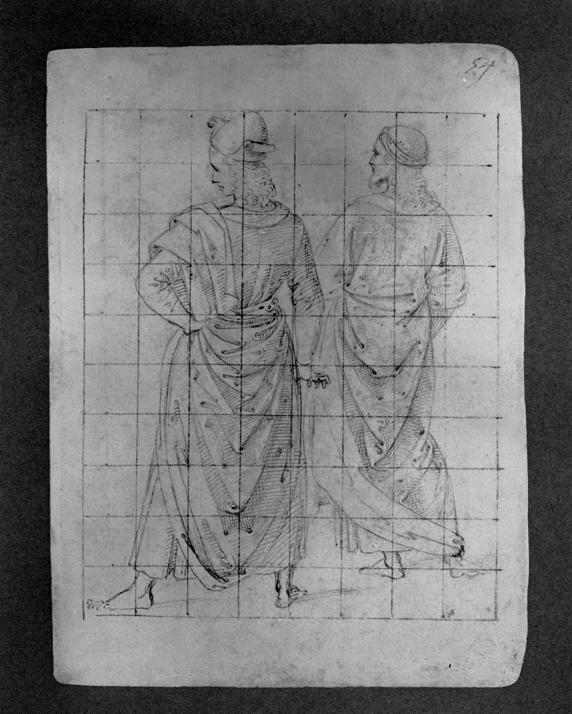 disegno, insieme di Carucci Jacopo detto Pontormo (sec. XVI)