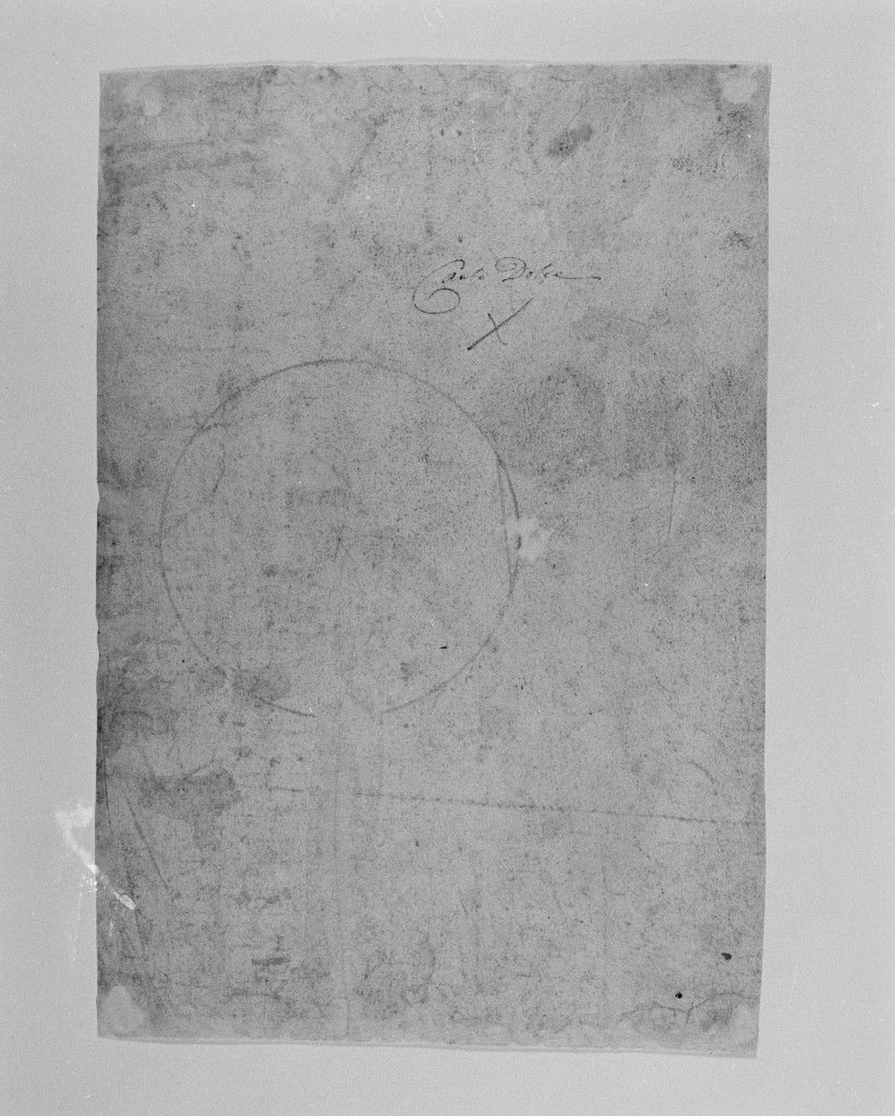 motivo decorativo geometrico (disegno, elemento d'insieme) - ambito toscano (sec. XVII)