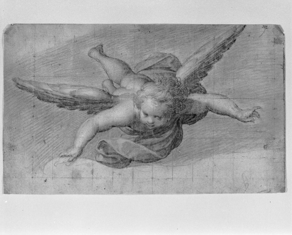 angelo (disegno, opera isolata) di Procaccini Camillo (secc. XVI/ XVII)