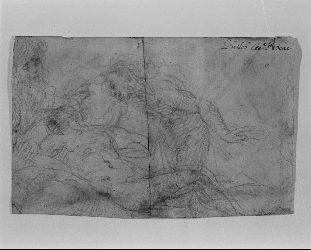 compianto sul Cristo morto (disegno, opera isolata) di Procaccini Giulio Cesare (secc. XVI/ XVII)