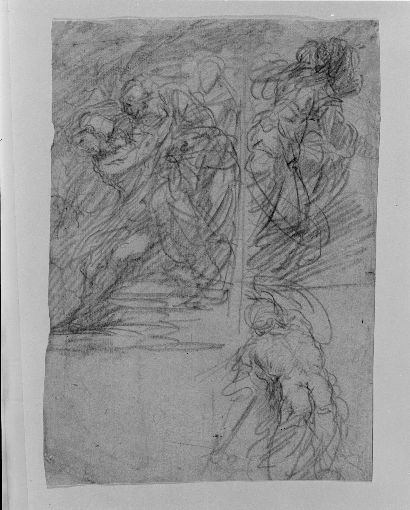 Studi per una Susanna e i vecchioni, Susanna e i vecchi (disegno, opera isolata) di Procaccini Giulio Cesare (secc. XVI/ XVII)