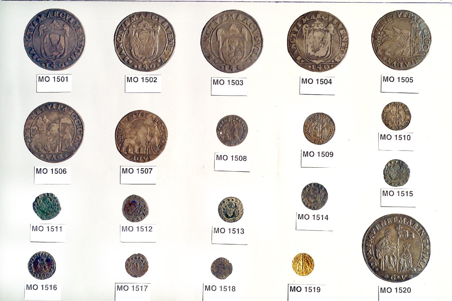 moneta - 1/4 di zecchino (secc. XVI-XVII)