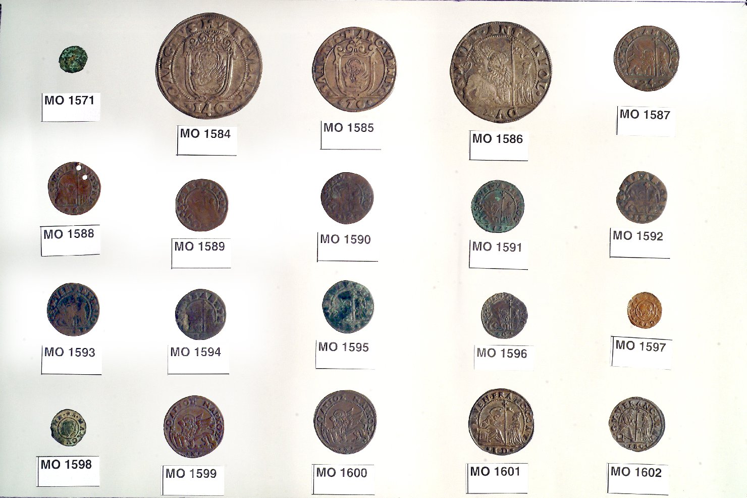 moneta - 1/2 scudo (sec. XVII)