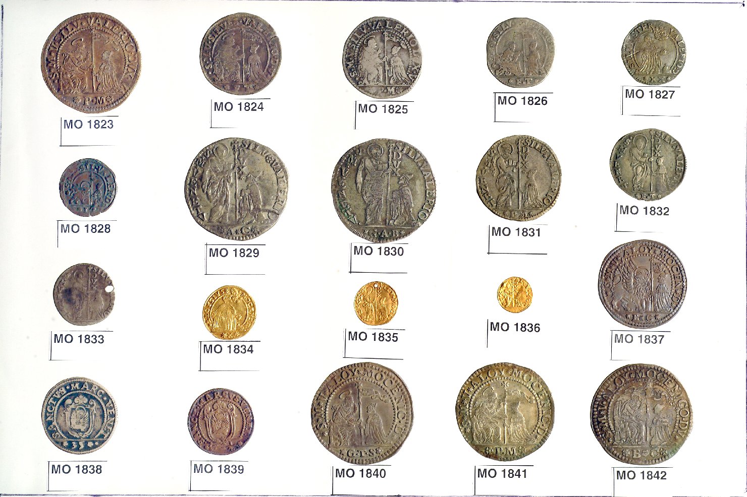 moneta - 1/2 liretta - ambito veneziano (sec. XVII)