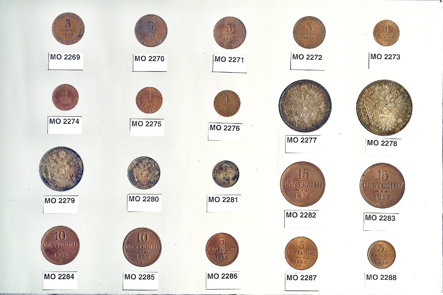 moneta - 1 centesimo - bottega veneta (sec. XIX d.C)