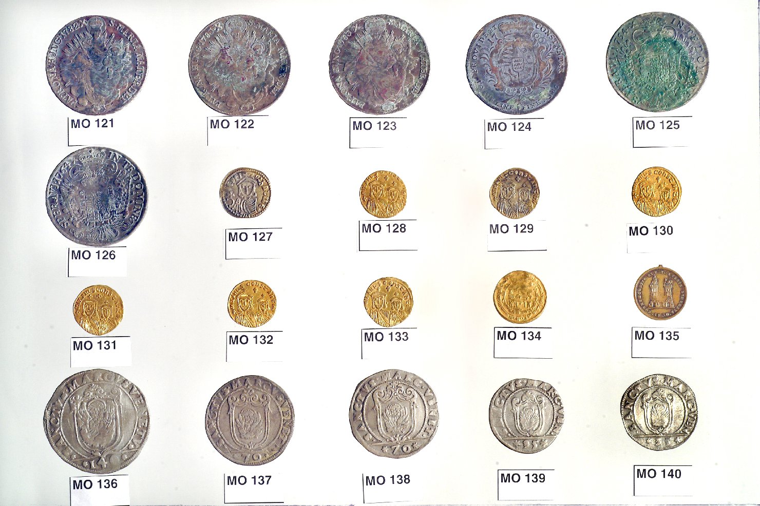 moneta - 7 lire (secc. XVI-XVII)