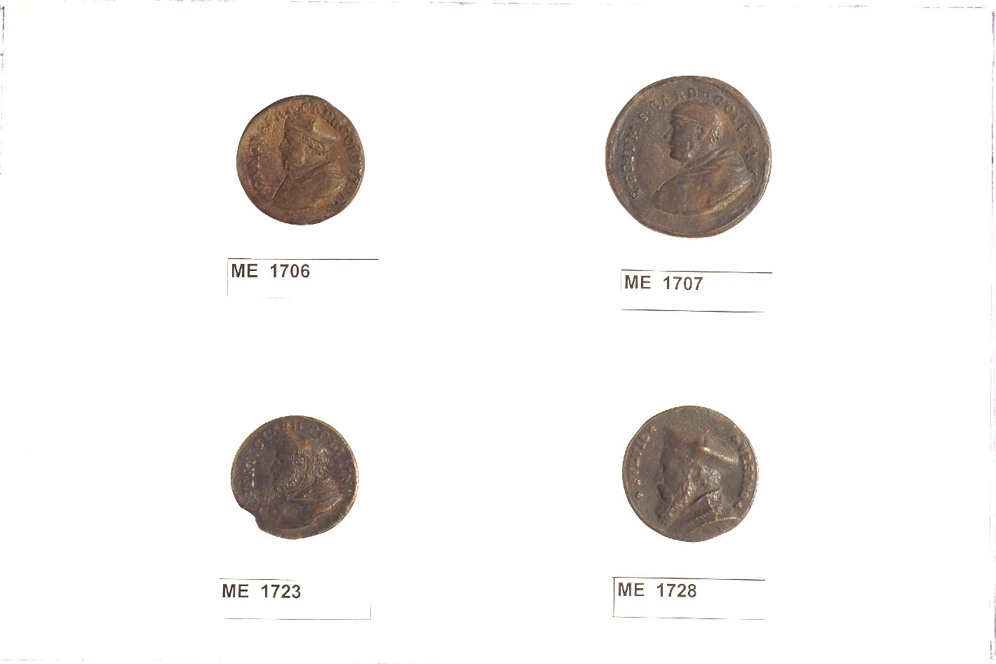 medaglia - ambito romano (sec. XIV)