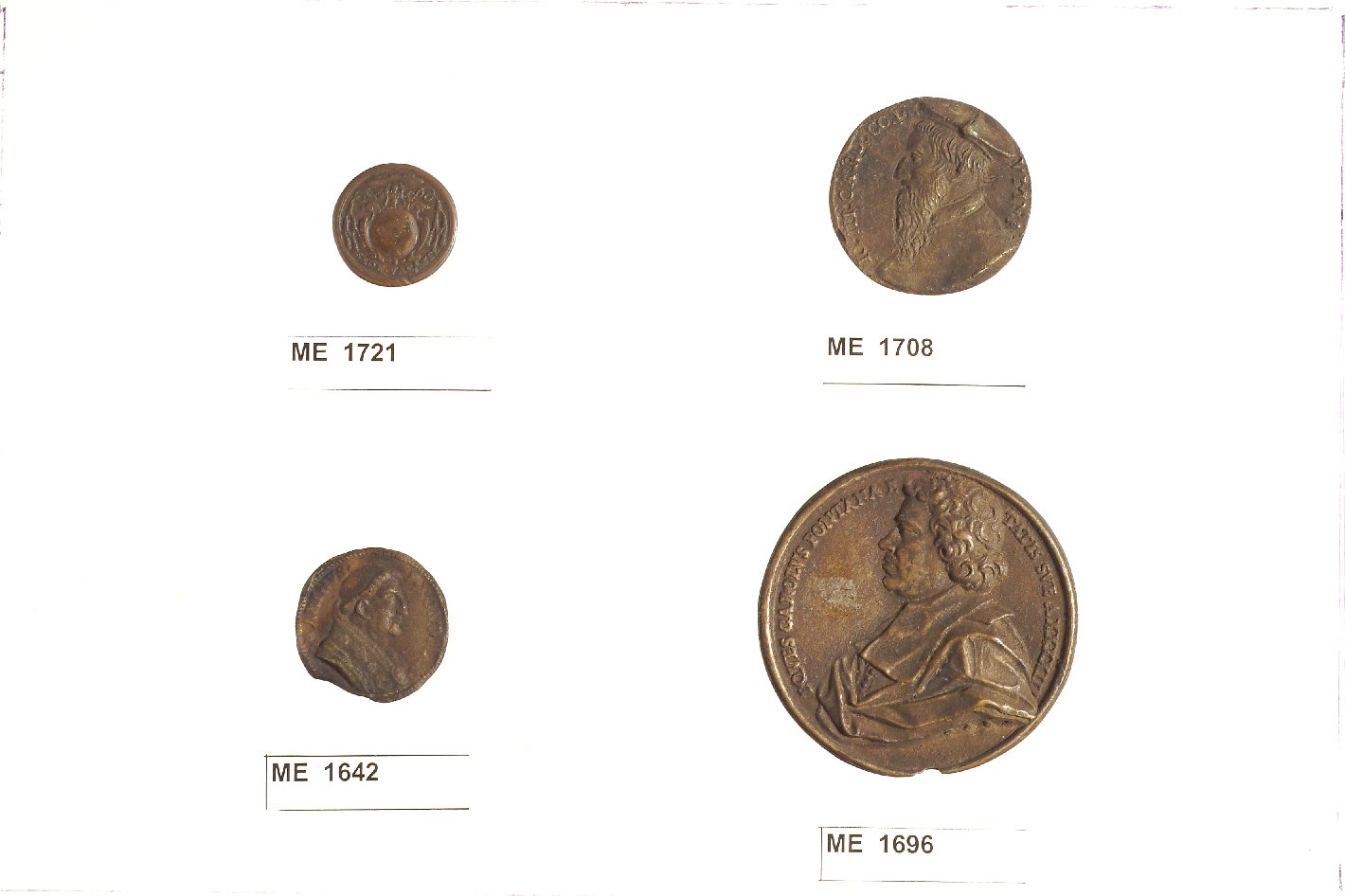 medaglia - ambito romano (sec. XVIII)