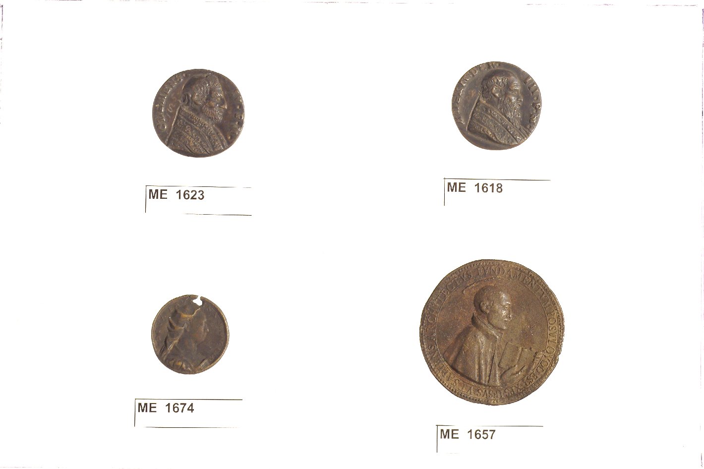 medaglia - ambito romano (sec. XVI)