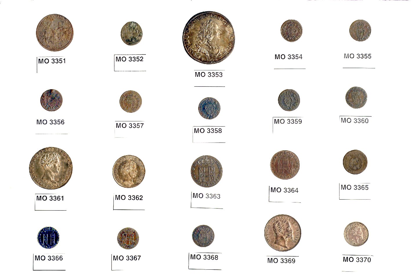 moneta - quattrino - ambito toscano (sec. XVIII)