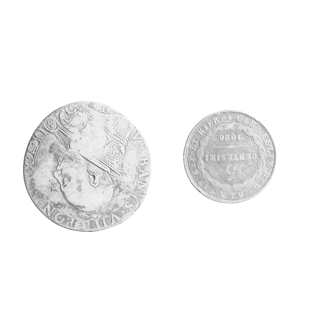 moneta - ambito romano (sec. XVII)