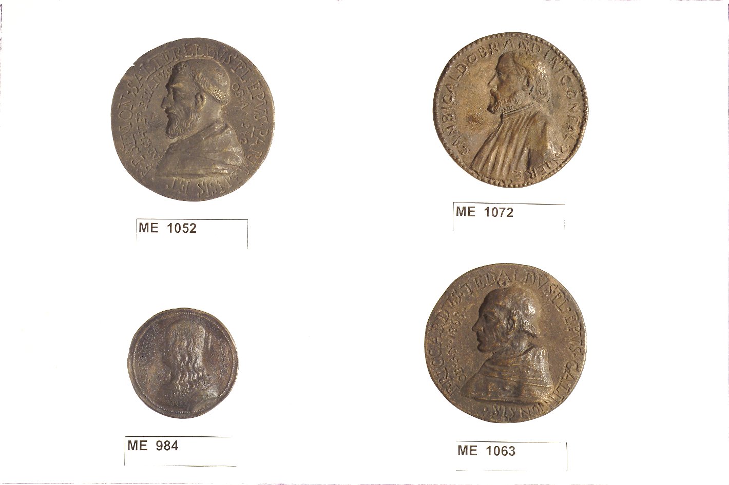 medaglia - bottega italiana (sec. XIV d.C)
