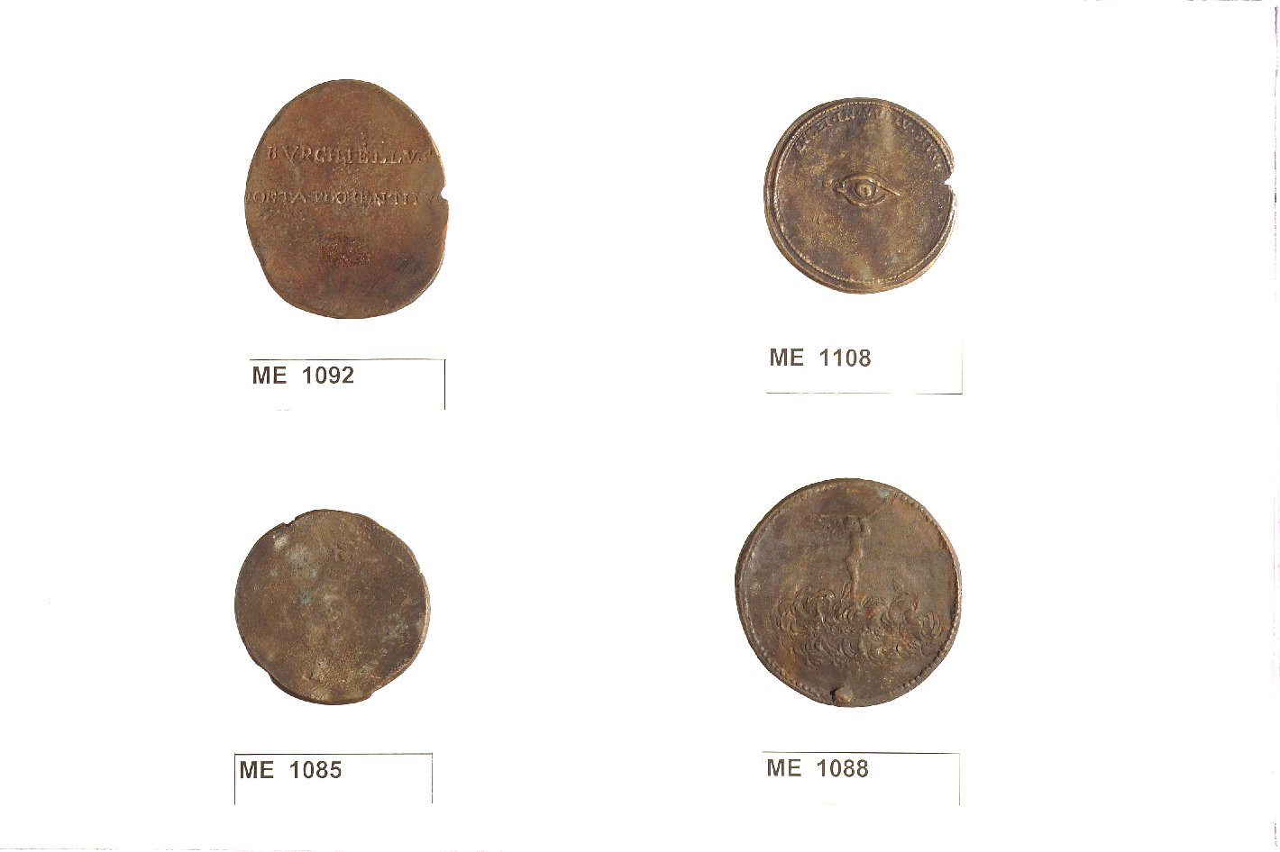 medaglia - bottega toscana (sec. XVI d.C)