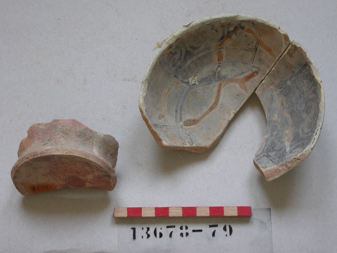 boccale, frammento - ambito veneziano (sec. XIV)