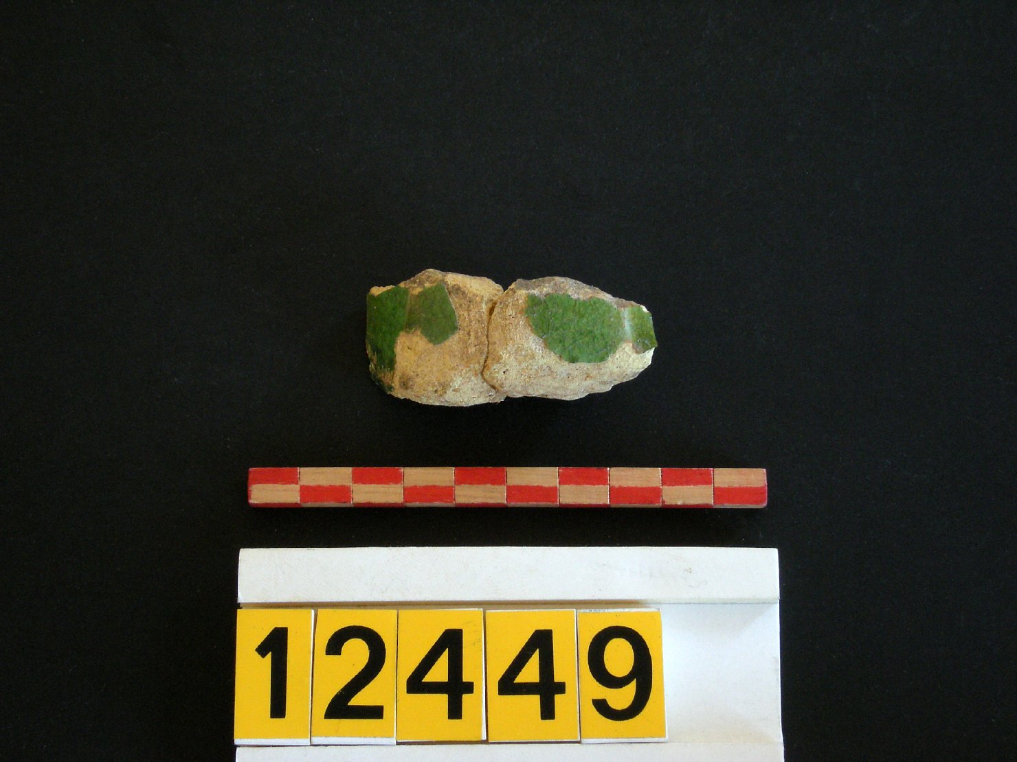 vasetto, frammento - produzione sirio-egiziana (secc. XII/ XIII)