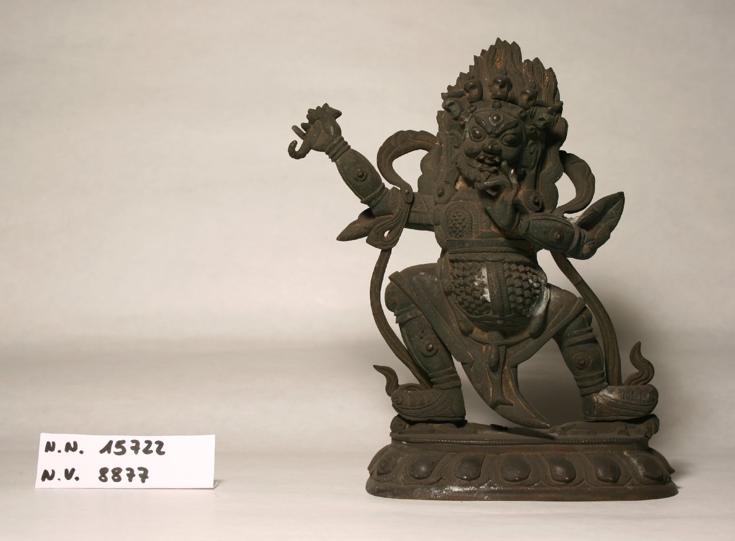Bhairava (statuetta, opera isolata) - ambito birmano (?) (prima metà sec. XIX)