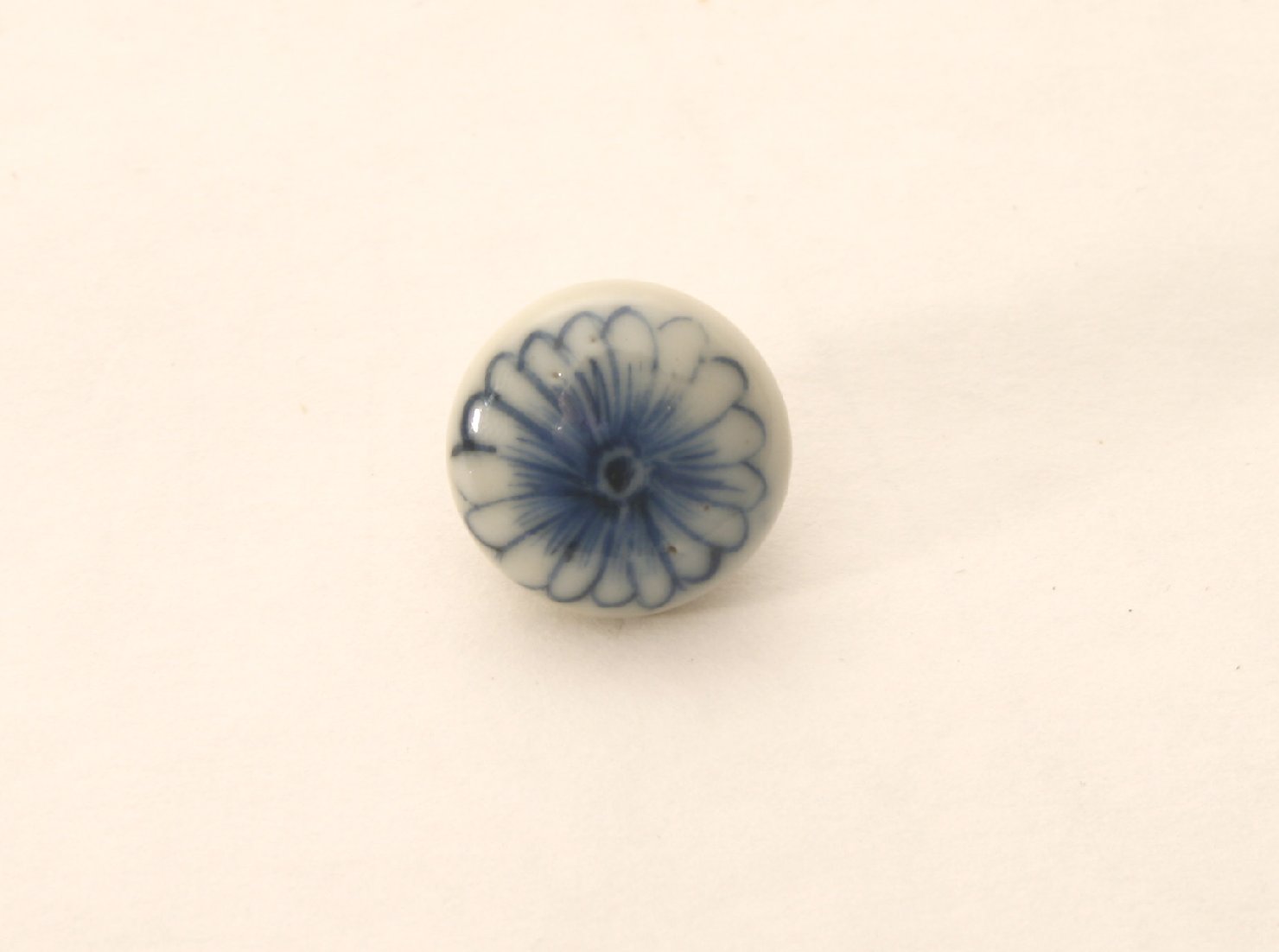 fiore (tappo, opera isolata) - ambito cinese (prima metà sec. XIX)