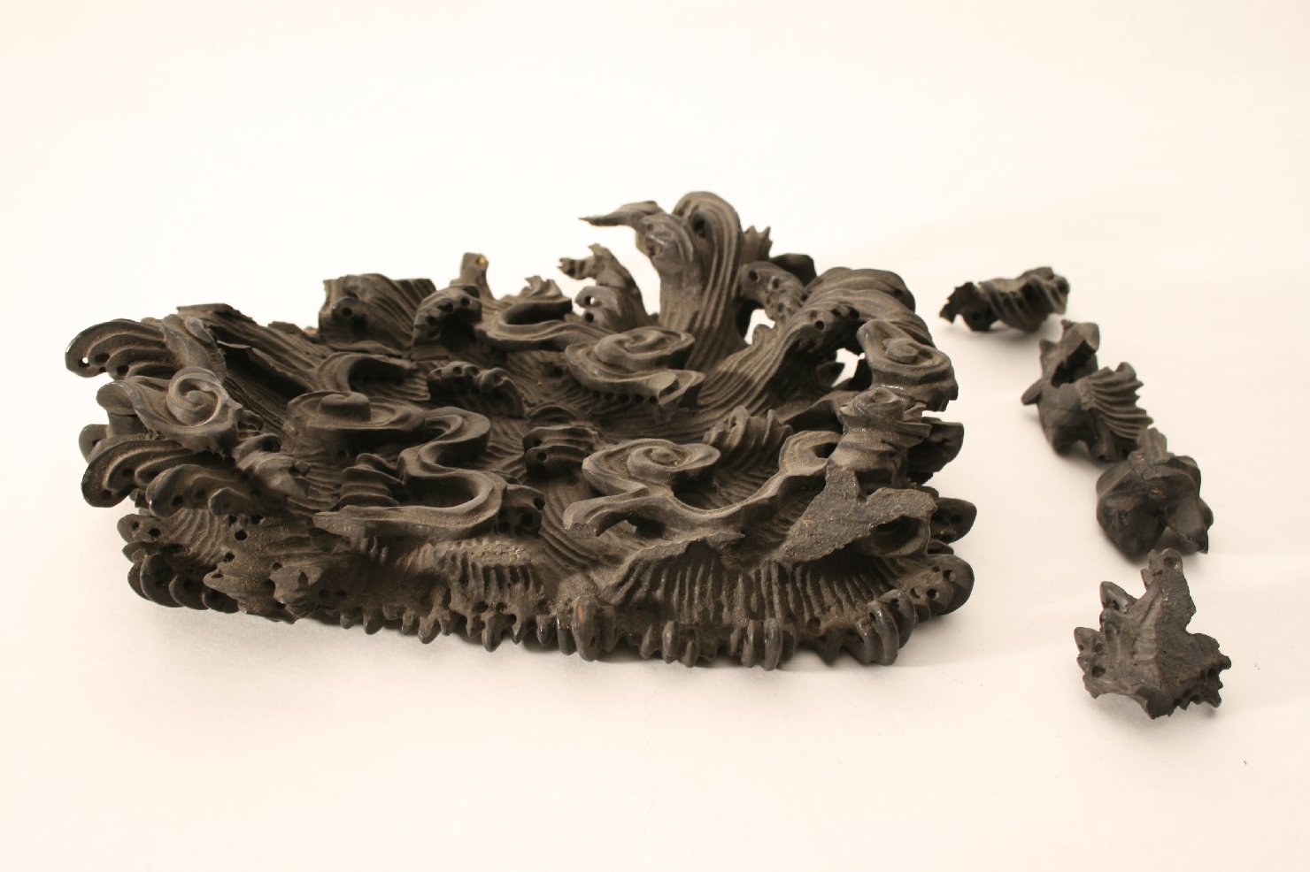 nuvola (basamento, opera isolata) - ambito cinese (metà sec. XIX)