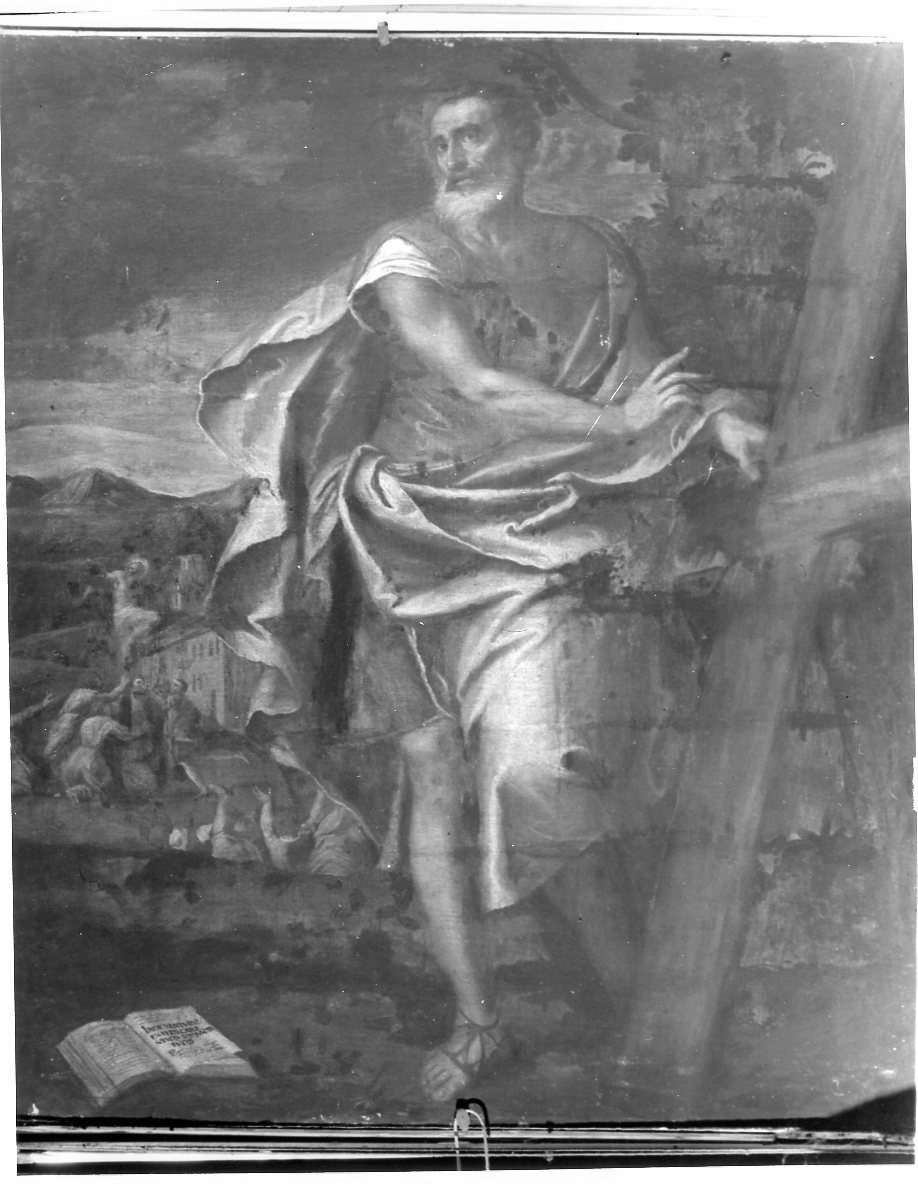 Sant'Andrea, Sant'Andrea (dipinto, opera isolata) di Negretti Jacopo detto Palma il Giovane (prima metà sec. XVII)