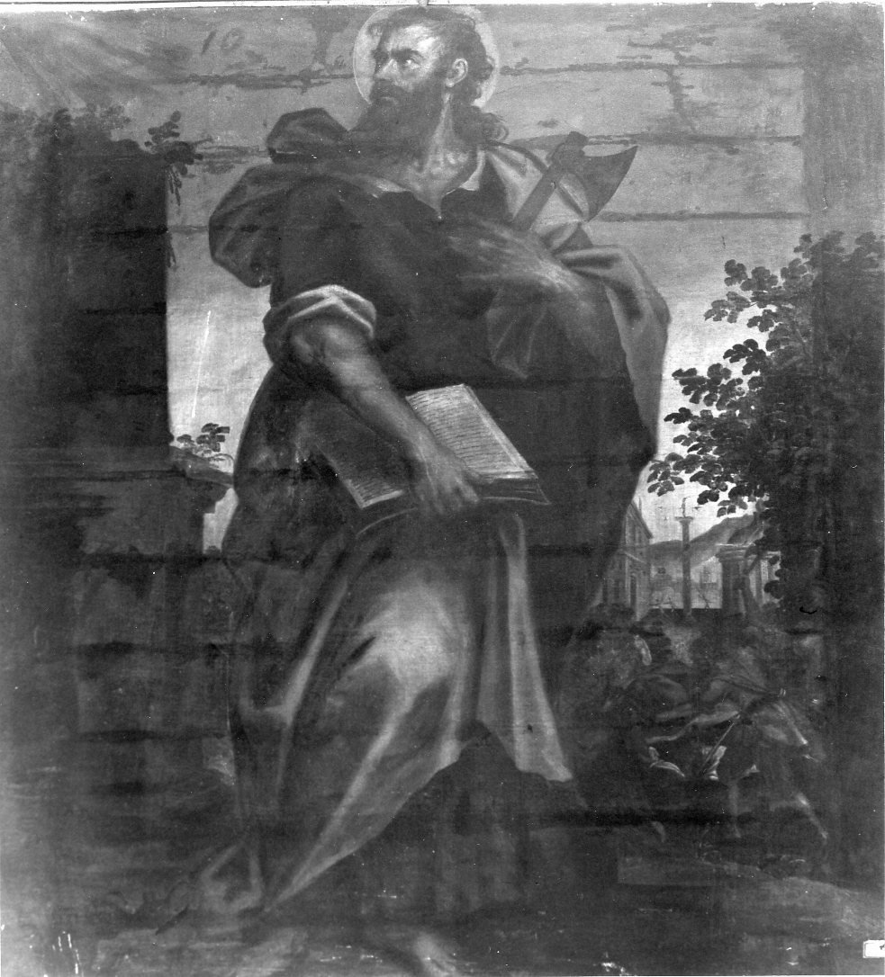 San Matteo, San Matteo Evangelista (dipinto, opera isolata) di Negretti Jacopo detto Palma il Giovane (prima metà sec. XVII)
