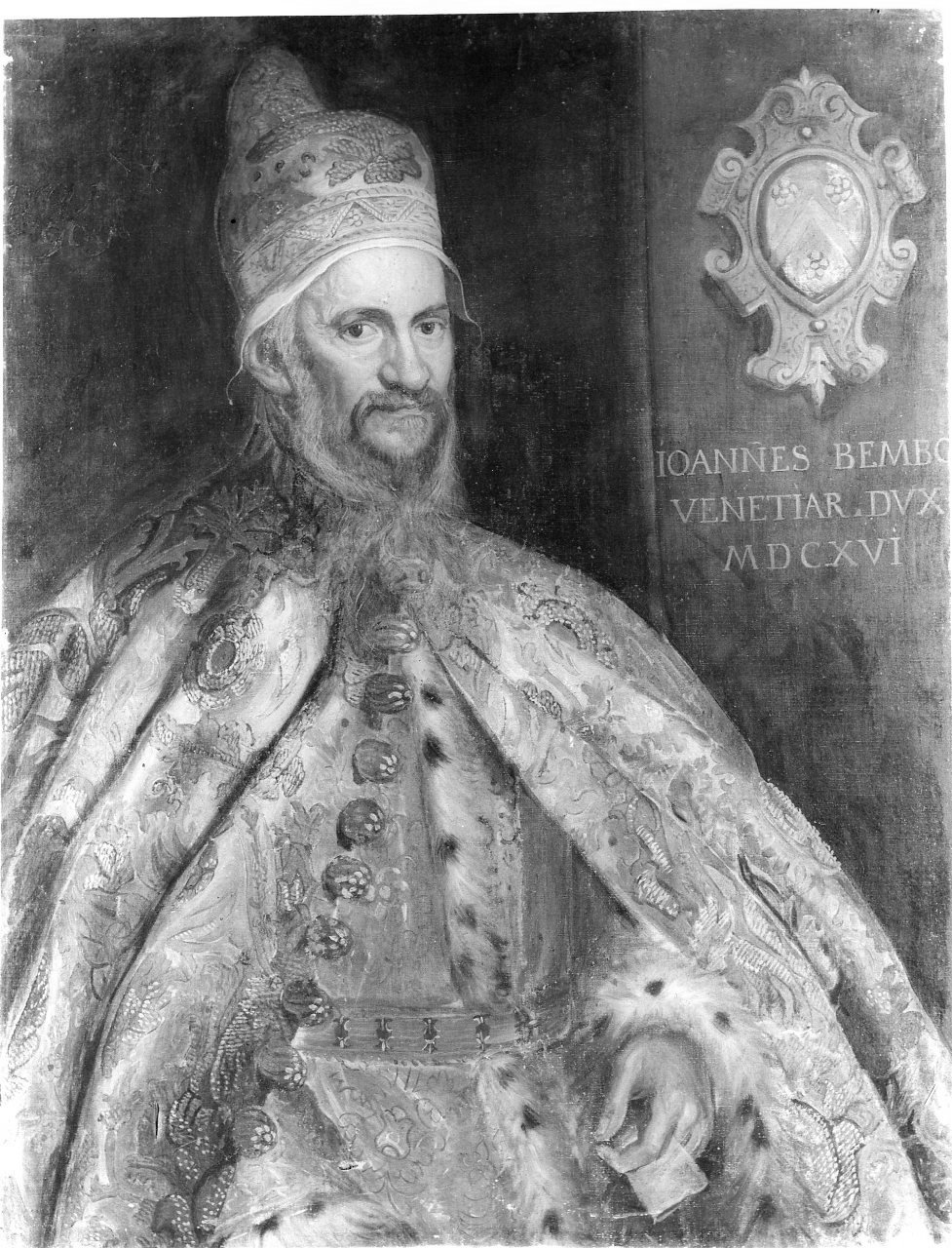 ritratto del Doge Giovanni Bembo, ritratto del Doge Giovanni Bembo (dipinto, opera isolata) di Robusti Domenico detto Domenico Tintoretto (attribuito) (primo quarto sec. XVII)