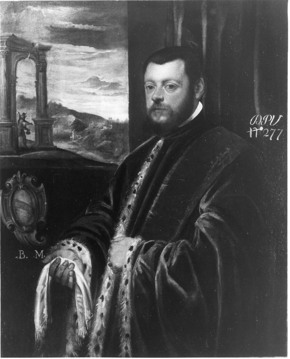 ritratto di Battista Morosini, ritratto di Battista Morosini (dipinto, opera isolata) di Robusti Jacopo detto Jacopo Tintoretto (seconda metà sec. XVI)