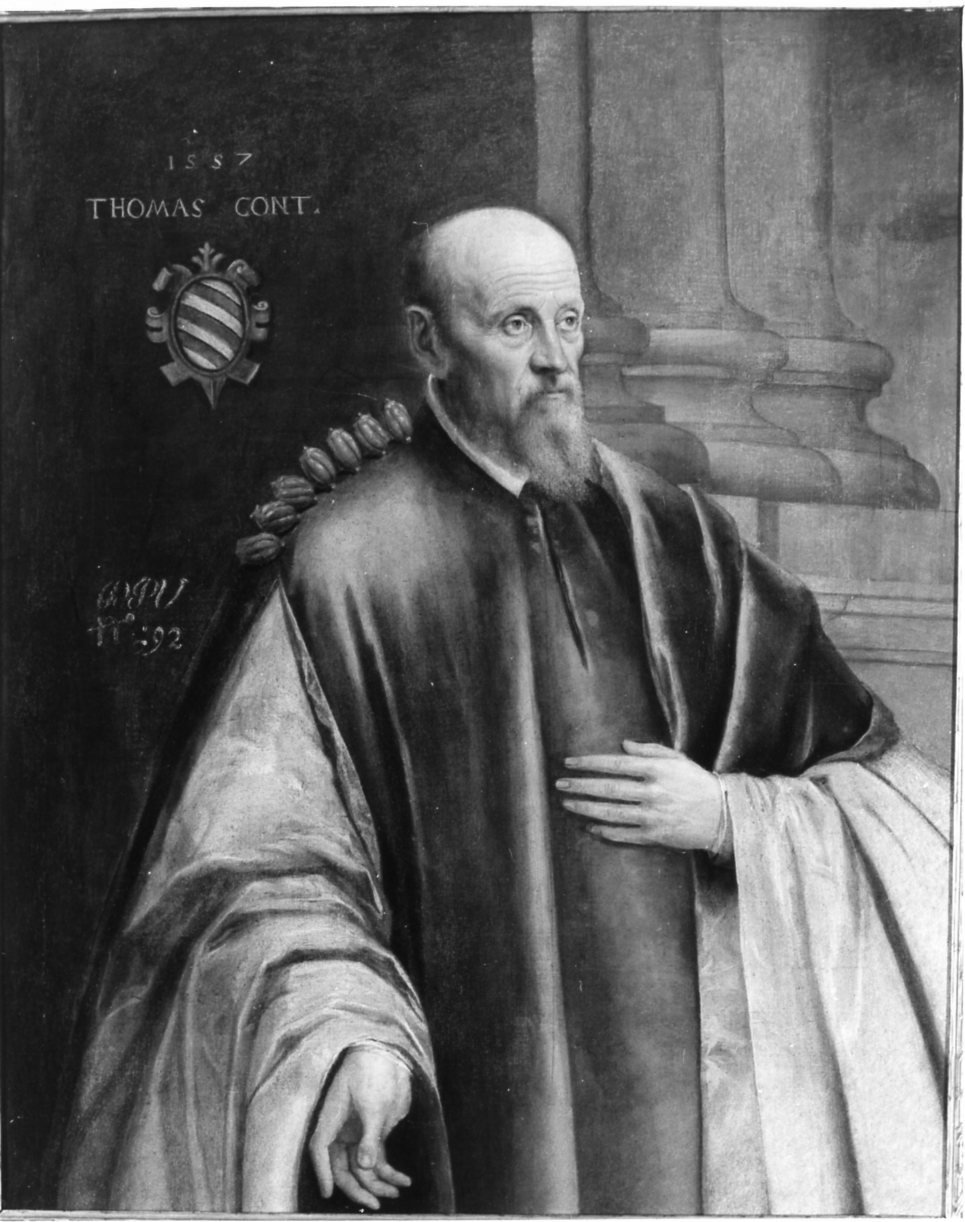 ritratto di Tommaso Contarini, ritratto d'uomo (dipinto, opera isolata) di Fasolo Giovanni Antonio (terzo quarto sec. XVI)