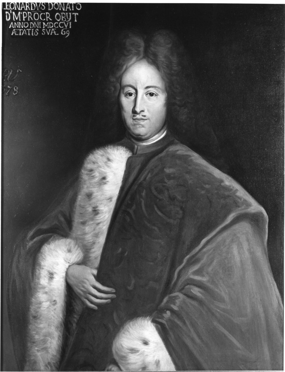 ritratto del procuratore Leonardo Donato, ritratto d'uomo (dipinto, opera isolata) - ambito veneto (inizio sec. XVIII)