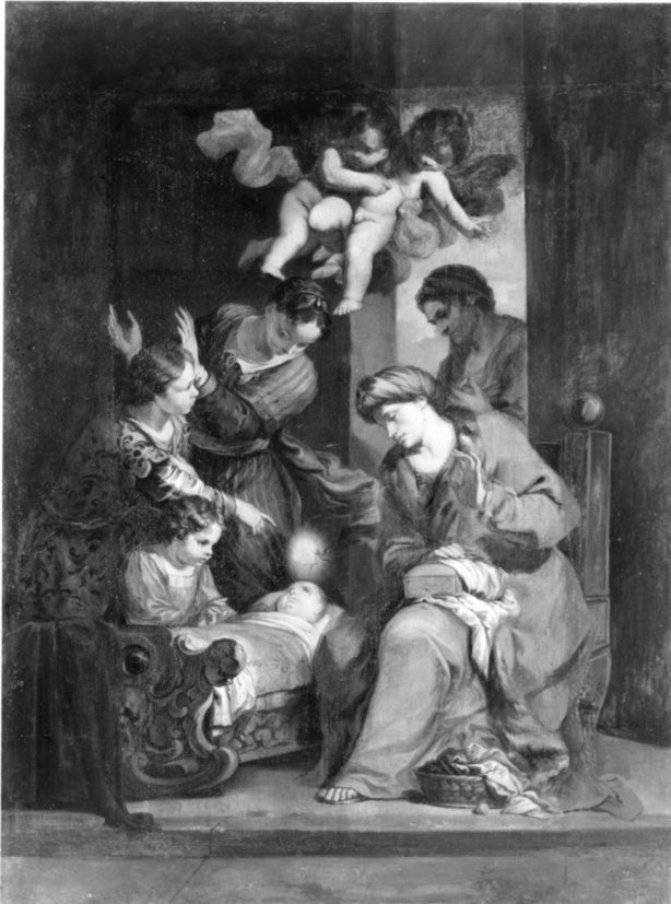 nascita di Santa Rosa da Lima, nascita di Santa Rosa da Lima (dipinto, opera isolata) di Zanella Francesco (secc. XVII/ XVIII)