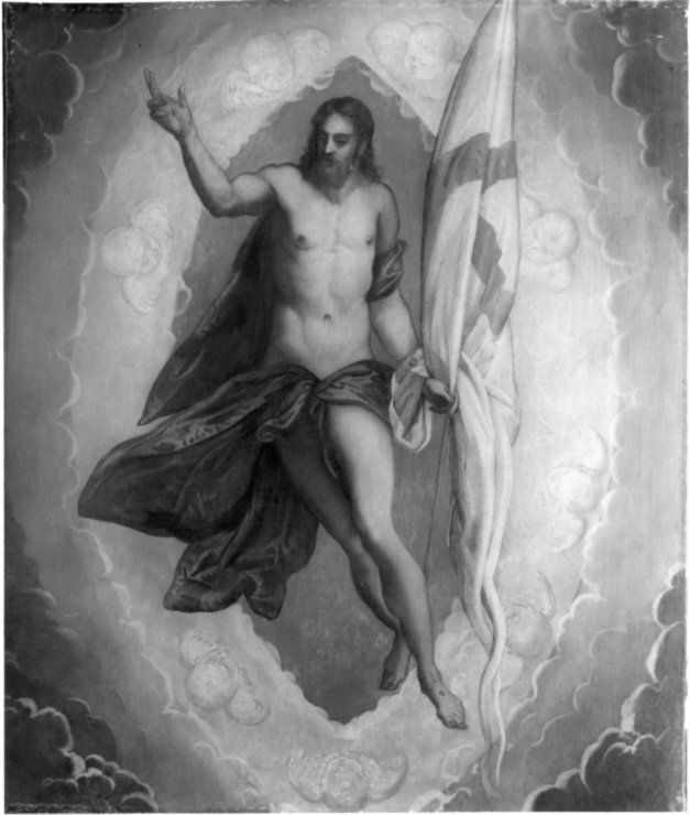 resurrezione di Cristo, resurrezione di Cristo (dipinto, opera isolata) di Robusti Jacopo detto Jacopo Tintoretto (maniera) (seconda metà sec. XVI)