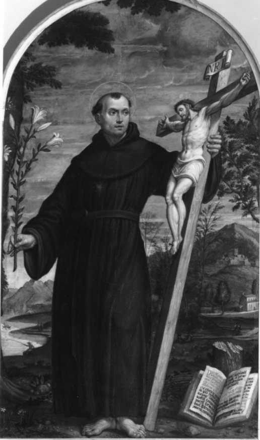 San Nicola da Tolentino, San Nicola da Tolentino (dipinto, opera isolata) di Secante Sebastiano (seconda metà sec. XVI)