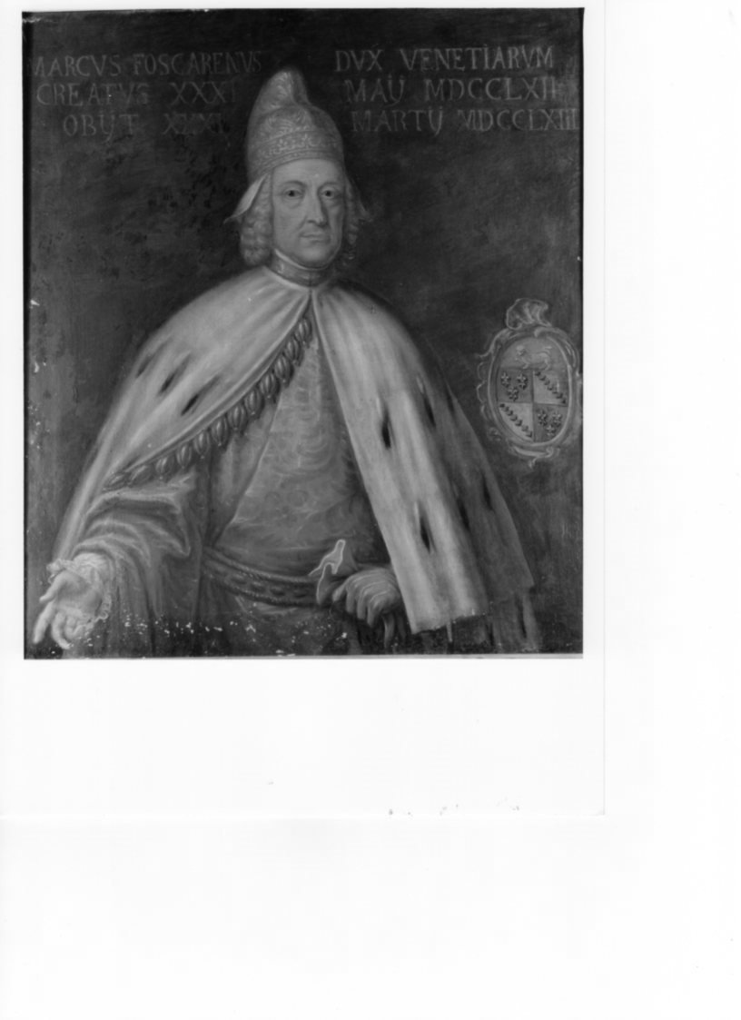ritratto del Doge Marco Foscarini, ritratto d'uomo (dipinto, opera isolata) - ambito veneto (terzo quarto sec. XVIII)